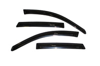 AVS 03-08 Pontiac Vibe Ventvisor Outside Mount Window Deflectors 4pc - Smoke - Burkken Auto Parts