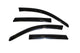 AVS 03-08 Pontiac Vibe Ventvisor Outside Mount Window Deflectors 4pc - Smoke - Burkken Auto Parts