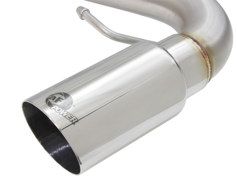aFe MACHForce XP SS-304 Polish Tip 3.0in-2.5in Dia Cat Back Exhaust 11-13 BMW 335i (E90/E92) 3.0L - Burkken Auto Parts