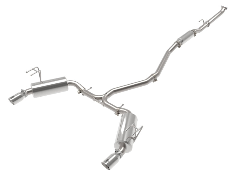 aFe POWER Takeda 2022 Honda Civic Stainless Steel Cat-Back Exhaust System w/ Polished Tip - Burkken Auto Parts