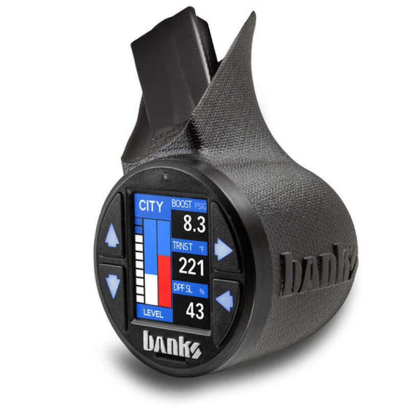 Banks Power 23-24 Ford Super Duty iDash Stealth Pod Mount - Single Gauge - Burkken Auto Parts