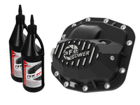 aFe 18-23 Jeep Wrangler JL Pro Series (Dana M186) Front Diff Cover w/ Oil - Black - Burkken Auto Parts