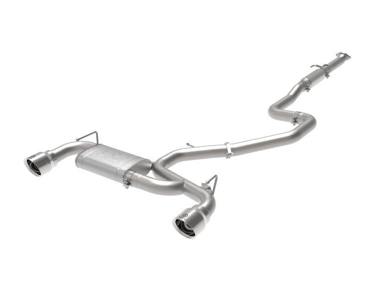 aFe Power Cat Back Exhaust - 19-20 Hyundai Veloster N L4-2.0L (t) w/ Polished Tips - Burkken Auto Parts