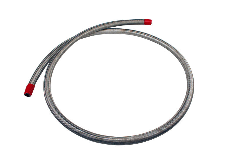Aeromotive SS Braided Fuel Hose - AN-08 x 4ft - Burkken Auto Parts