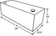 Tradesman Aluminum Rectangular Liquid Storage Tank (98 Gallon Capacity) - Black - Burkken Auto Parts
