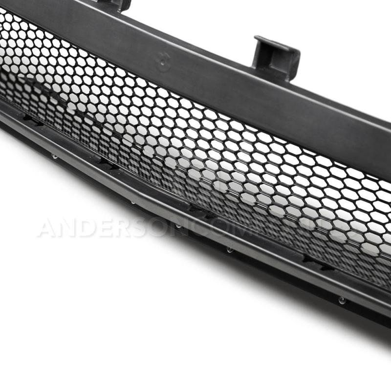 Anderson Composites 15-18 Dodge Challenger Type-AS Front Upper Grille - Burkken Auto Parts