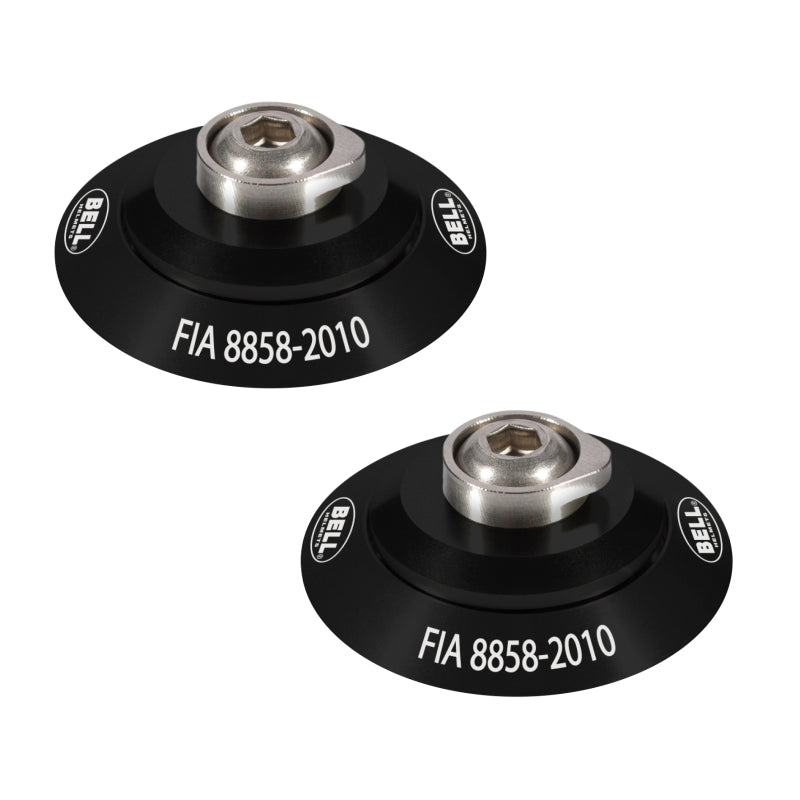 Bell HANS Clip Set - Black FIA8858-2010 - Burkken Auto Parts