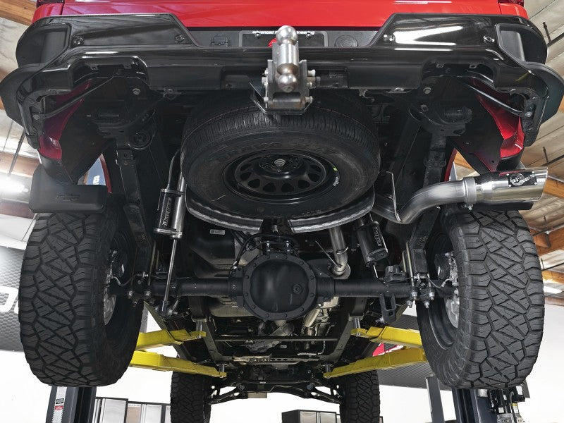 afe Apollo GT Series 19-20 GM 1500 2.7L (t) 409 SS CB Exhaust System w/Polished Tip - Burkken Auto Parts