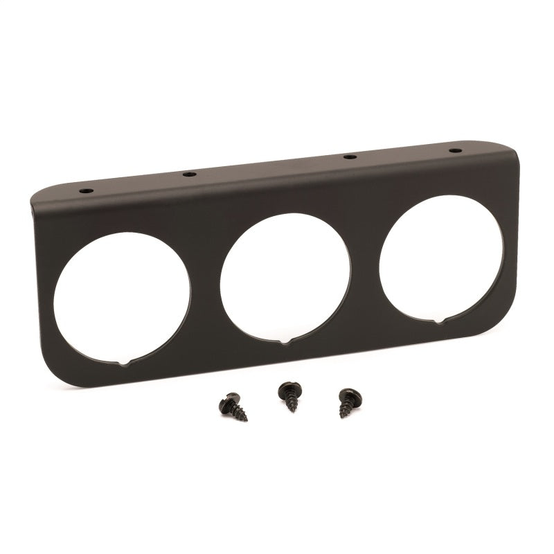 Autometer 2-1/16in Black 3-Hole Gauge Panel - Burkken Auto Parts
