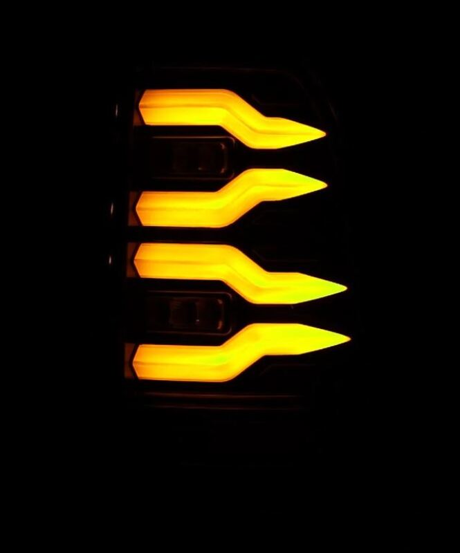 AlphaRex 97-03 Ford F150 / 99-16 Ford F250/F350/F450/F550 LUXX-Series LED Tail Lights - Alpha-Black - Burkken Auto Parts