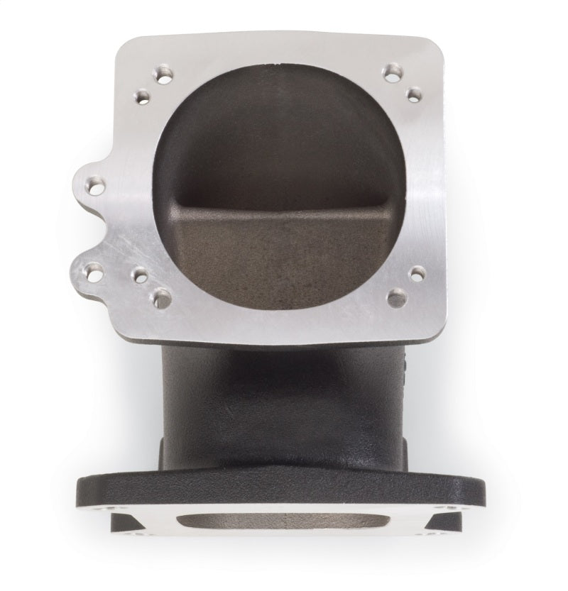 Edelbrock High Flow Intake Elbow 95mm Throttle Body to Square-Bore Flange Black Finish - Burkken Auto Parts