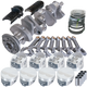 Eagle Chevy 350 3.480in Crank 5.700in I-Beam Rods -3.7cc Flat Top 4.040in Pistons Rotating Assembly - Burkken Auto Parts