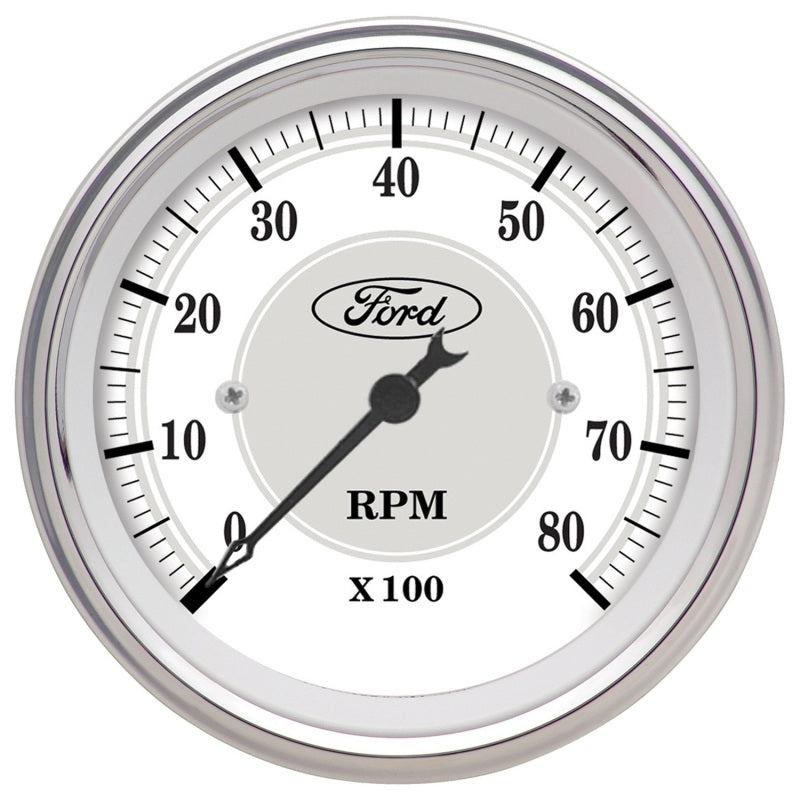 Autometer 3 1/8in In-Dash 8000 RPM Incandescent Flood Lit Tachometer - Burkken Auto Parts