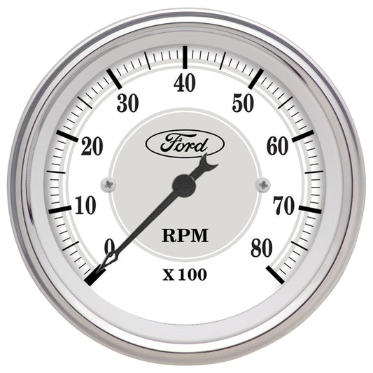 Autometer 3 1/8in In-Dash 8000 RPM Incandescent Flood Lit Tachometer - Burkken Auto Parts