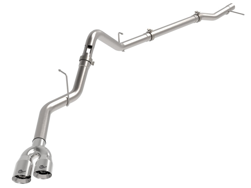 aFe Rebel XD Series 3 IN 304 Stainless Steel DPF-Back Exhaust w/Dual Polished Tips - Burkken Auto Parts