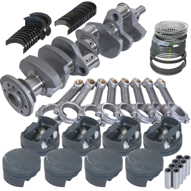 Eagle Chevy 350 3.750in Crank 6.000in I-Beam Rods 6cc Dome 4.030in Pistons Rotating Assembly - Burkken Auto Parts