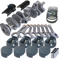 Eagle Chevy 350 3.750in Crank 6.000in I-Beam Rods 6cc Dome 4.040in Pistons Rotating Assembly - Burkken Auto Parts