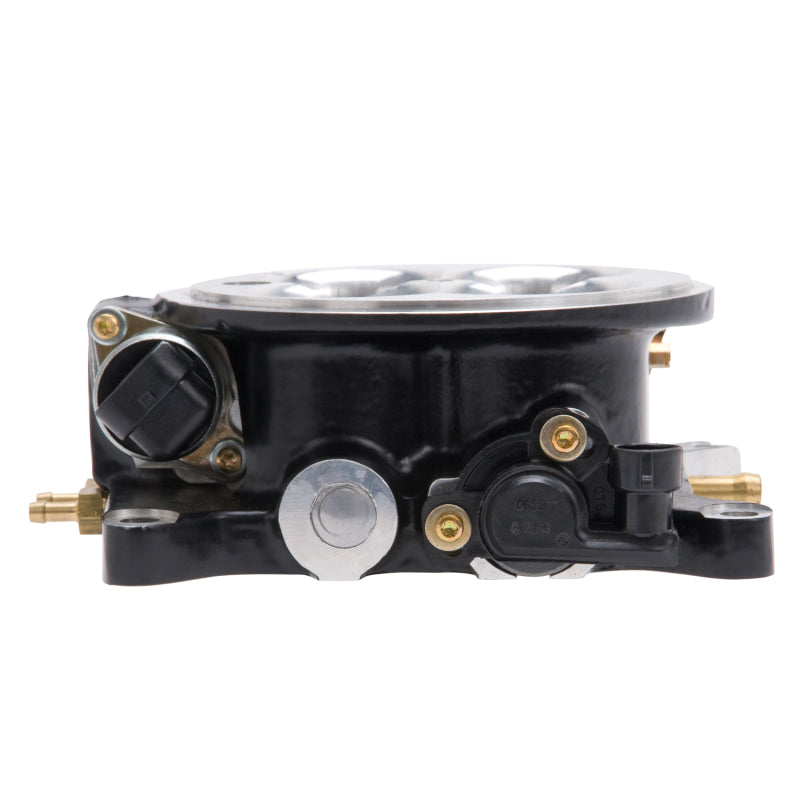 Edelbrock Throttle Body 4-Barrel 4150 Style Flange 1 75In Bores Includes Gm/DeLPHi Iac - Burkken Auto Parts
