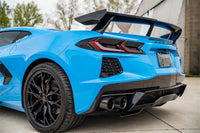 Corsa 2020-2025 Chevrolet Corvette C8 RWD 3in Track Cat-Back Delete Exhaust w/4.5in CF Black PVDTips - Burkken Auto Parts