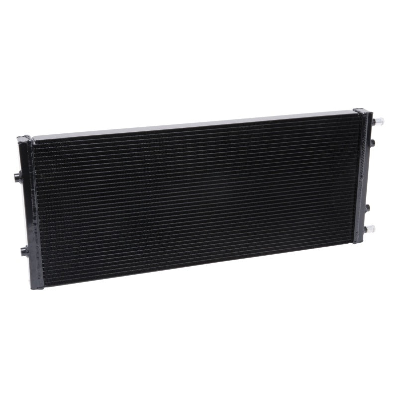 Edelbrock Heat Exchanger Dual Pass Single Row 55 000 Btu/Hr 34In W X 14In H X 2 25In D Black - Burkken Auto Parts
