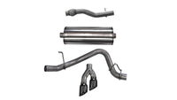 Corsa 2015-2020 GMC Yukon XL 1500 5.3L V8 3in Cat-Back Single Side Exit Twin 4in Black Tips - Burkken Auto Parts