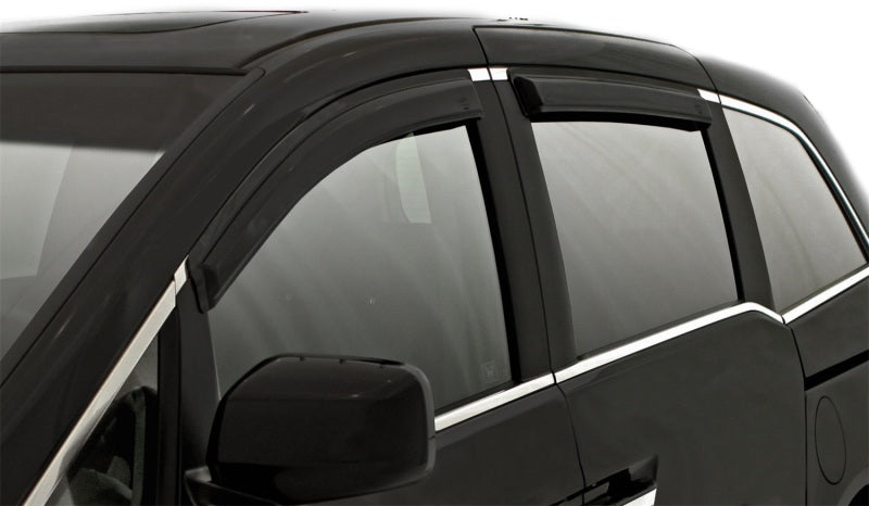 AVS 11-17 Honda Odyssey Ventvisor Outside Mount Window Deflectors 4pc - Smoke - Burkken Auto Parts