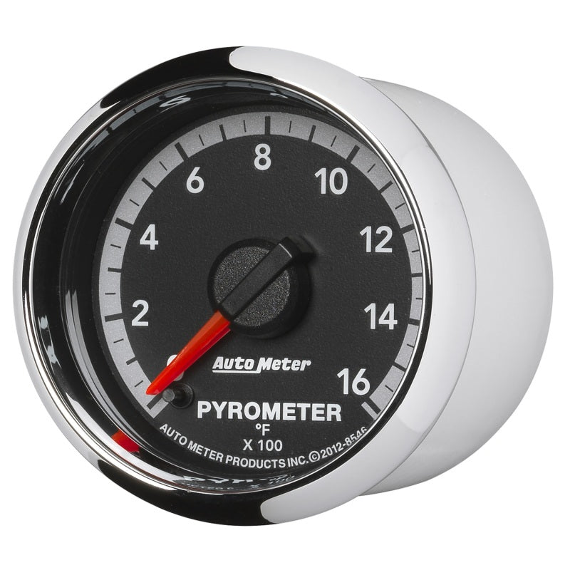 Autometer Gen4 Dodge Factory Match 52.4mm Full Sweep Electronic 0-1600 Deg F EGT/Pyrometer Gauge - Burkken Auto Parts