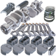 Eagle Chevy LT1 350 1Pc 3.750in Crank 6.000in I-Beam Rods -5cc 4.030in Pistons Rotating Assembly - Burkken Auto Parts