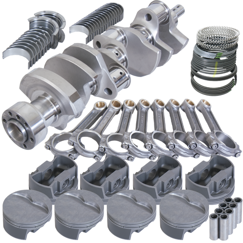 Eagle Chevy LT1 350 1Pc 3.750in Crank 6.000in I-Beam Rods -5cc 4.060in Pistons Rotating Assembly - Burkken Auto Parts