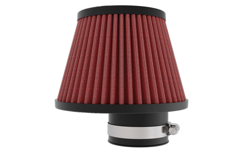 K&N Universal Clamp-on Air Filter 2in Flange ID 5-3/16in Base 3-1/2in Top 3-11/16in Height w/ Vent - Burkken Auto Parts