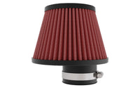K&N Universal Clamp-on Air Filter 2in Flange ID 5-3/16in Base 3-1/2in Top 3-11/16in Height w/ Vent - Burkken Auto Parts