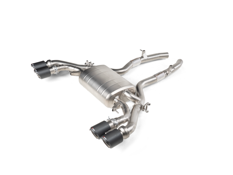 Akrapovic 2022+ BMW X4 M / X4 M Competition (F98) Slip-On Line (Titanium) (Req. Tips) - Burkken Auto Parts