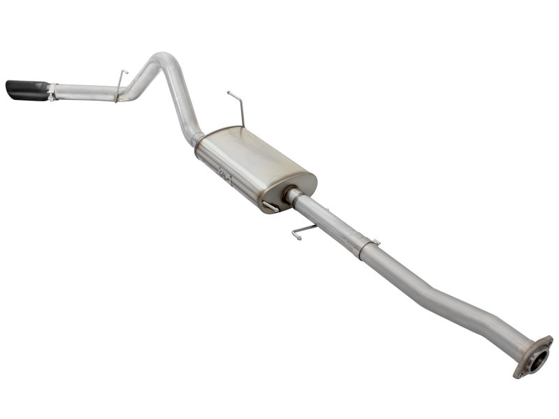 aFe MACHForce XP SS Exhaust 3in to 3.5in Cat-Back w/ Black Tip 15 Ford F-150 EcoBoost V6 2.7/3.5Ltt - Burkken Auto Parts