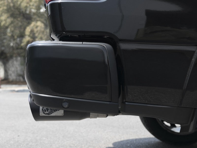 aFe MACH Force-XP 4-1/2in Steel OE Replacement Exhaust Tips - 2021+ Dodge Ram (5.7L V8) - Black - Burkken Auto Parts
