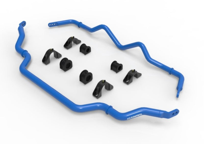 aFe 16-21 Infiniti Q50/Q60 3.0L (tt) Front and Rear Sway Bar Set Blue - Burkken Auto Parts
