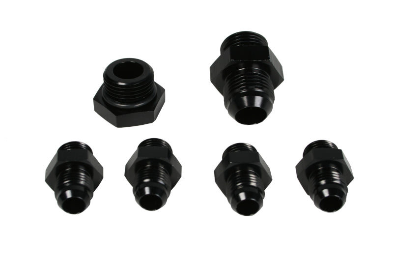 Aeromotive A4 Regulator Fitting Kit (for two (2) carbs) (4) AN-06/(1) AN-10/(1) AN-10 Plug) - Burkken Auto Parts