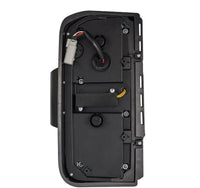 AlphaRex 21-24 Ford Bronco (Excl. Raptor) Nova-Series LED Tail Lights - Black - Burkken Auto Parts