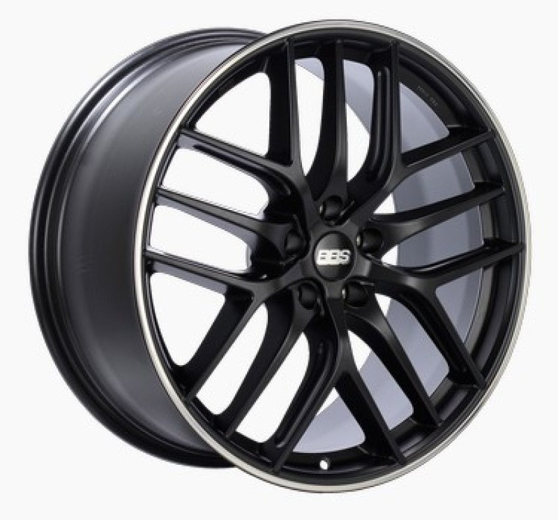 BBS CC-R 19x9.5 5x120 ET40 Satin Black Polished Rim Protector Wheel -82mm PFS/Clip Required - Burkken Auto Parts