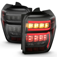 ANZO 2014-2020 Toyota 4Runner T.L Black Housing Smoke Lens Red Light Bar W/Sequential - Burkken Auto Parts