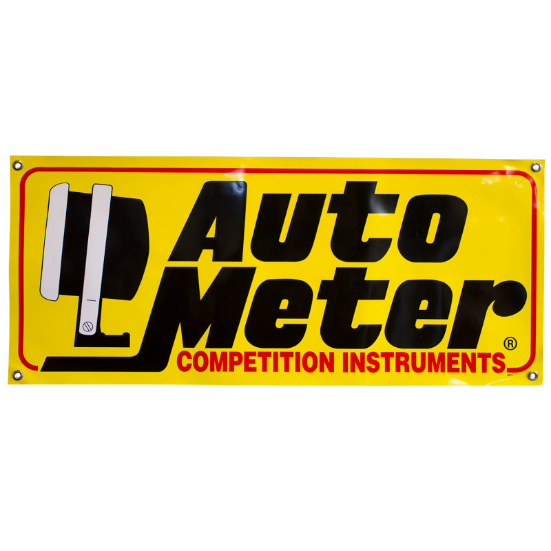 Autometer 3ft Heavy Race Banner - Burkken Auto Parts