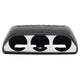 Autometer 08-11 Dodge Challenger Black Triple Dash Pod - Burkken Auto Parts