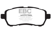 EBC 10+ Mazda 2 1.5 Greenstuff Front Brake Pads - Burkken Auto Parts