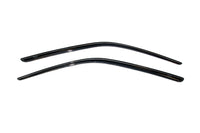 AVS 08-18 Dodge Challenger Ventvisor Outside Mount Window Deflectors 2pc - Smoke - Burkken Auto Parts