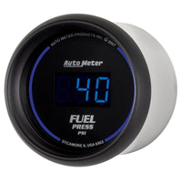 Autometer 52.4mm 1-100 PSI Black Digital Fuel Pressure Gauge - Burkken Auto Parts