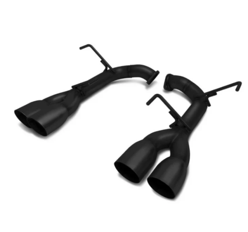 BLOX Racing 2022+ WRX Muffler Delete / Axle Back Single Wall 4in - Matte Black Tips - Burkken Auto Parts