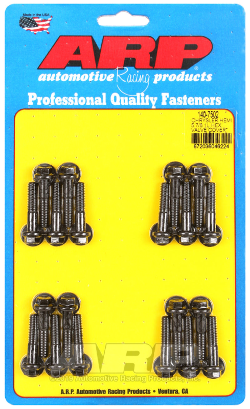 ARP Chrysler Hemi 5.7/6.1L Hex Valve Cover Bolt Kit - Burkken Auto Parts