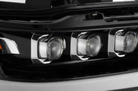 AlphaRex 19-20 Ram 1500HD NOVA LED Proj Headlights Plank Style Gloss Blk w/Activ Lght/Seq Signal/DRL - Burkken Auto Parts