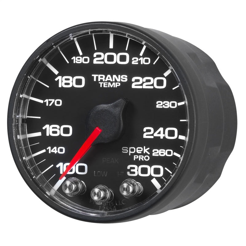 Autometer Spek-Pro 52.4mm 100-300 Deg F Digital Stepper Motor Trans Temp Gauge - Burkken Auto Parts