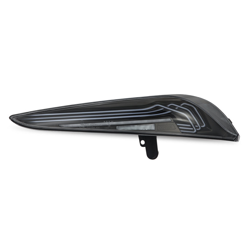 AlphaRex 20-24 Toyota Supra LUXX-Series Laser Style LED Tail Lights Black - Burkken Auto Parts