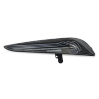 AlphaRex 20-24 Toyota Supra LUXX-Series Laser Style LED Tail Lights Black - Burkken Auto Parts